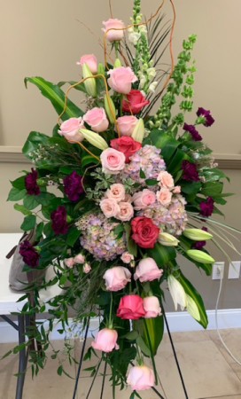 COLORFUL CONDOLENCES ELEGANT AND MIXTURE FLOWERS