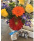 Colorful Flowers and Caramel Candy Combo Floral Arrangement