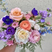 Colorful Garden Party Hand Tied Bridal Bouquet