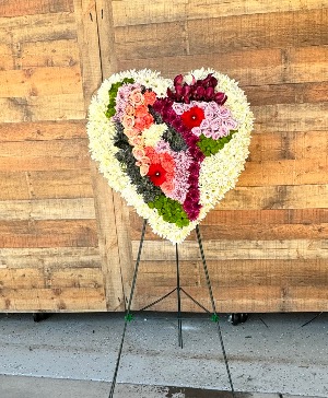 Colorful Heart Funeral