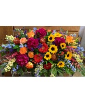 Colorful Memories Casket Piece