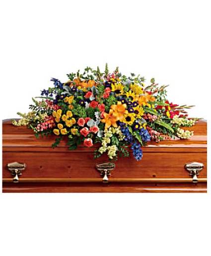 Colorful Reflections Casket Cover