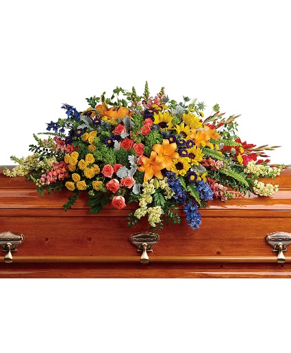 	Colorful Reflections Casket Spray 