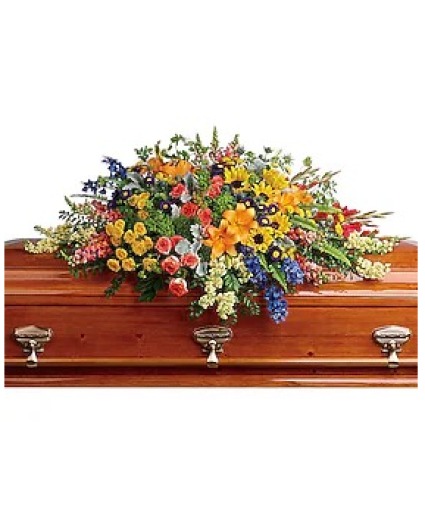 Colorful Reflections Casket Spray 