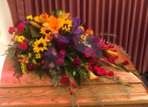 Colorful Reflections Casket Spray FD-92