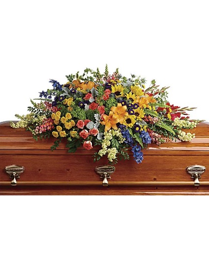 Colorful Reflections Casket Spray T282-5A