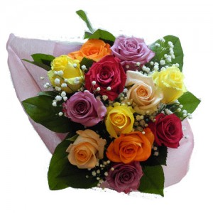 Colorful Rose Bouquet