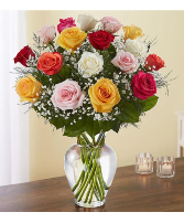 Colorful Roses Bouquet 