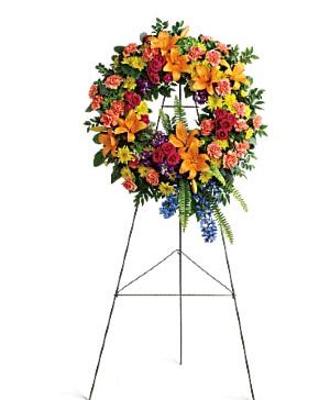 Colorful Serenity Wreath 