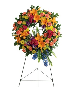 Colorful Serenity Wreath 