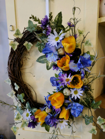 Colorful Silk Wreath