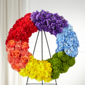 Colorful Soul Wreath Arrangement