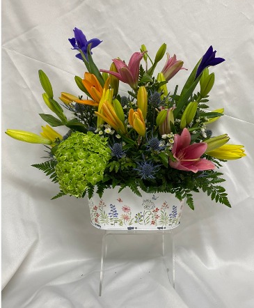 Colorful Spring Lilies Bouquet Spring in Cabot, AR | Petals and Plants Florist, Inc