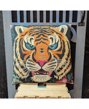 Colorful Tiger Pillow 