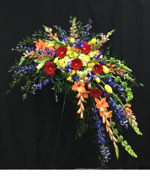 Colorful Tribute Crescent Midway Florist Exclusive - Sympathy