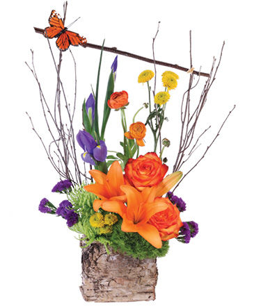 Colorful Woodland Floral Arrangement in Ozone Park, NY | Heavenly Florist