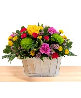 Afternoon Picnic Basket Arrangement