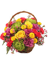 Bring On The Happy Vase of Flowers in San Antonio, TX - FLOWER ME FLORIST