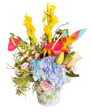 Colors Ocean Bucket Arrangement