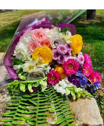 EMY-Colors of Barbados Tropical Flower Bouquet in Mahopac, NY | EMY Custom Flowers EMY-Colors of Barbados Tropical Flower Bouquet in Mahopac, NY | EMY Custom Flowers