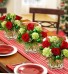 Colors of Christmas Centerpiece  3 indivdual vases 