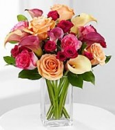 Colors of Love Chic and Stunning Flower Bouquet