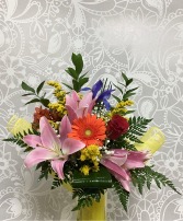 Colors of Spring - no vase  Mixed Bouquet 