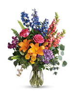 Colors of the rainbow bouquet 