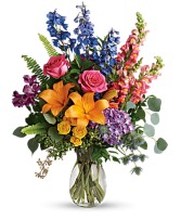 Colors Of The Rainbow Flower Arrangement