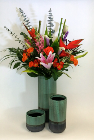Colour Extravaganza Designer's Vase Arrangement