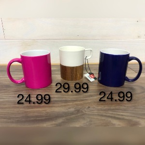 Coloured Mugs Engraving
