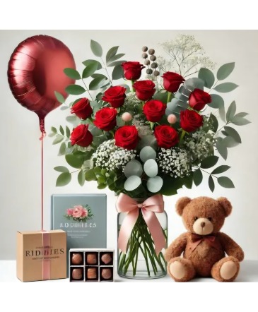 COMBO LOVE ROSES Shown at $100.00 in Edmonds, WA | Mer Flowers