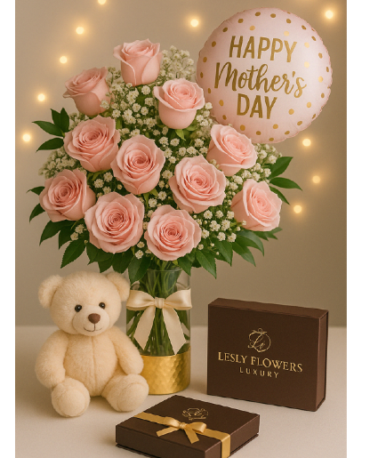COMBO PREMIUM PINK ROSES