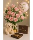 COMBO PREMIUM PINK ROSES 