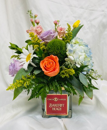 Come on Baby Light My Fire Candle Arrangement Everyday in Cabot, AR | Petals and Plants Florist, Inc