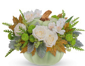 Serenity Sage Bouquet Sage Green Ceramic Pumpkin T24T115A