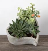 Concrete Love Succulent Planter