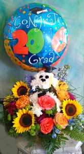 Congrats Grad Dog Includes Balloon in Fair Lawn, NJ | Dietch's Florist Congrats Grad Dog Includes Balloon in Fair Lawn, NJ | Dietch's Florist