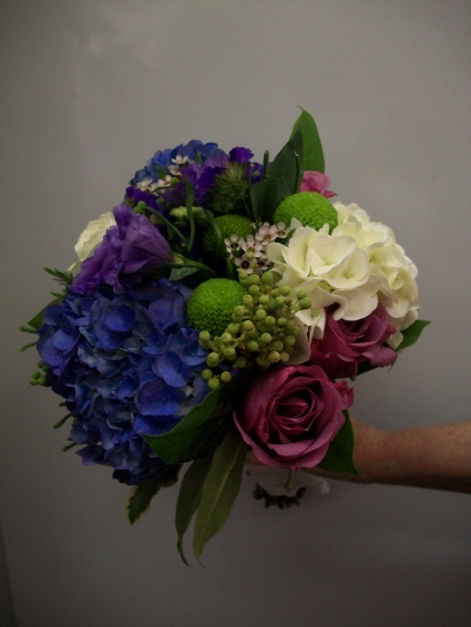 Congrats in Blues Wedding Bouquets