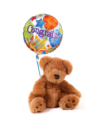 Congratulations Bear and Mylar 