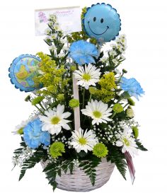 Congratulations it’s a Boy New Baby Flowers