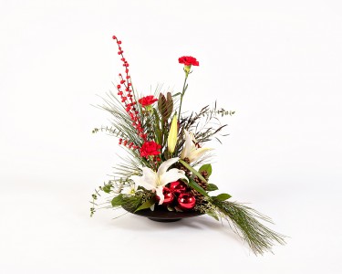 christmas arrangements floral