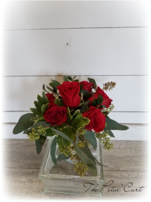 Contemporary Half Dozen Vase Arrangement