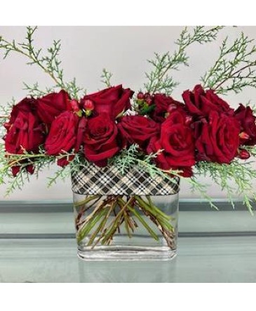 Contemporary Holiday Roses  in Indialantic, FL | ROSES ARE RED 