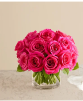 Contemporary Hot Pink Roses 