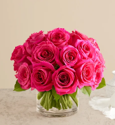 Contemporary Hot Pink Roses 