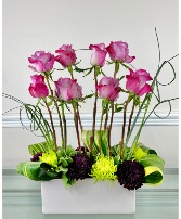 Contemporary Lavender Roses 