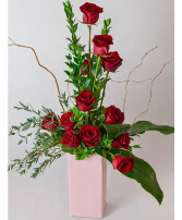 Contemporary Passion w/ Pink Vase