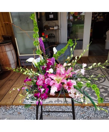 Contemporary Pink and Purple   in Dothan, AL | Flowers of Hope