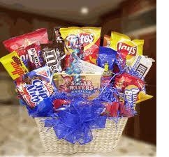 CANDY, COOKIE AND CHIP BASKET Gift Baskets